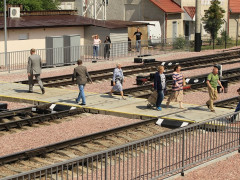У Коцюбинському відкрили сучасний пішохідний залізничний перехід