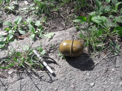 У центрі Фастова затримали чоловіка із бойовою гранатою