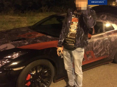 У Борисполі стрітрейсер без документів влаштував перегони з поліцією (ВІДЕО)