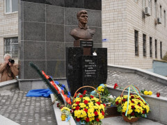 У Фастові відкрили пам’ятник на честь загиблого учасника Революції Гідності  (ФОТО)