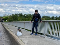 Горе-мінера мосту Метро з Вишневого випустили з психлікарні (ФОТО)