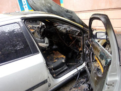 У Білій Церкві підпалили припаркований автомобіль (ФОТО)