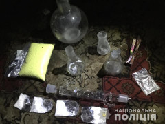 Неподалік Ірпеня затримали виробника та розповсюджувача амфетаміну (ФОТО)