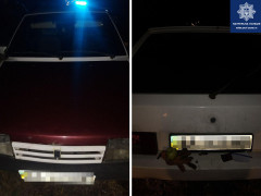 Патрульні села Чайки менше ніж за добу знайшли викрадену автівку