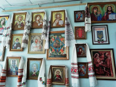 У Вишгороді відкрилась виставка вишитих ікон та рушників