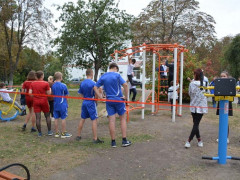 У Кагарлицькій громаді з’явився сучасний спортивний майданчик