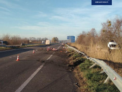 На Київщині водій автобусу заснув за кермом та ледь не вбив 32 пасажирів (ФОТО)