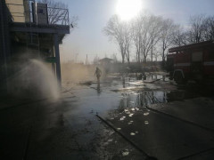 На Броварщині вогонь знищив тренувальне приміщення (ФОТО)