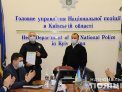 Нєбитов вручив групі правоохоронців Києво-Святошинського відділу поліції подяки