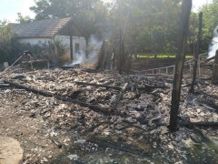 На Яготинщині вщент згорів житловий будинок