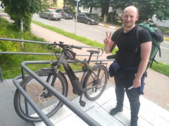 До ювілею Бучі місцевий житель створить оригінальний арт-символ міста (ФОТО)