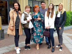 Команда-переможець гри "Europe Quiz Irpin" передала гроші хворій дитині