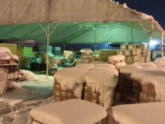  В аеропорту "Бориспіль" міжнародні посилки "померли" під снігом