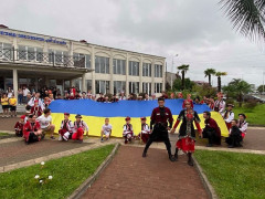 Танцівники з Обухова виступили на фестивалі у Грузії (ВІДЕО)