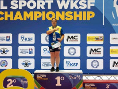 Кінолог поліції Київщини перемогла на Чемпіонаті світу з гирьового спорту