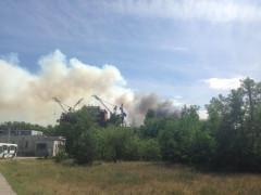 Поблизу Чорнобильської АЕС горять ліси (ФОТО)
