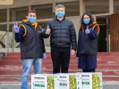 В Обухові комунальники дезінфікуватимуть будинки за допомогою акумуляторних обприскувачів