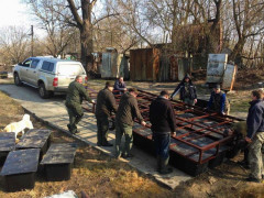 У Чорнобильській зоні встановили понтони-причали 