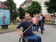 Білу Церкву перевірили на доступність для людей з інвалідністю (ВІДЕО)
