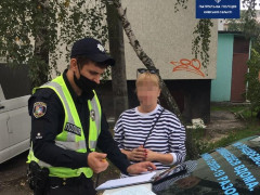 У Борисполі жінка збила чоловіка та хотіла втекти з місця ДТП