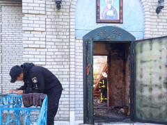 Правоохоронці встановлюють причини знищення церкви у селі Брилівка