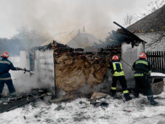 У Богуславському районі згорів будинок