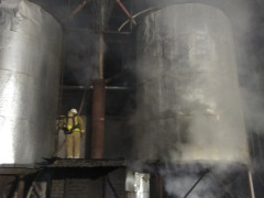  У Білоцерківському районі загорілася сушка для зерна 