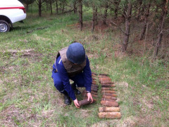 На Київщині знешкодили 30 артилерійських снарядів