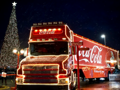 До Білої Церкви приїде новорічна вантажівка Coca-Cola