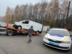 На Бориспільщині водій на розшукуваній автівці спробував втекти від патрульних