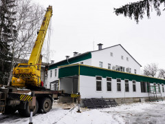 "Велике будівництво": в Обухові триває реконструкція центральної районної лікарні (ФОТО)