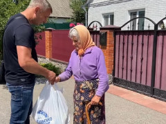 Жителі Миронівської ОТГ отримали благодійну допомогу