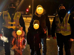 Чайківські патрульні врятували від холоду подружжя з дітьми
