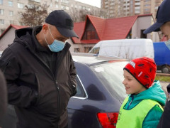 Бориспільські школярі провели акцію "Лист водієві" (ФОТО)
