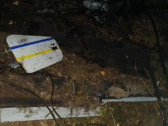У Баришівському районі на поле впав мотодельтаплан (ФОТО)