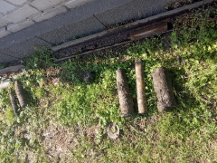 Бориспільчанин викопав стару вибухівку на власному подвір’ї (ФОТО)