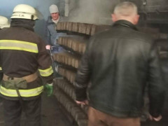 На цегельному заводі в Переяславі загорілося обладнання (ФОТО, ВІДЕО)