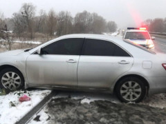 У ДТП на Білоцерківщині пасажирка авто Toyota Camry отримала серйозні травми (ФОТО)