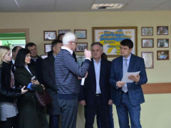 На Переяславщині Голова Верховної Ради Разумков відвідав Центр ветеранів війни (ФОТО)