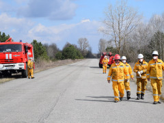 У зоні ЧАЕС рятувальники пройшли пожежно-тактичні навчання (ФОТО)