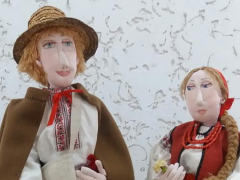 Ірпінська майстриня презентувала лялькову композицію на всеукраїнській виставці