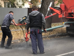 У Боярці активно використовують нову техніку для ремонту доріг (ФОТО)