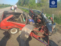 На Яготинщині водій заснув за кермом та вчинив ДТП (ФОТО)