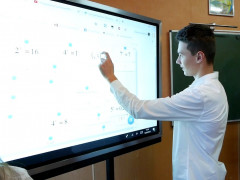 У Білій Церкві для п’яти шкіл закупили інтерактивні панелі (ВІДЕО) 