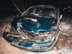 Під Києвом "євробляха" потрапила у страшну ДТП 