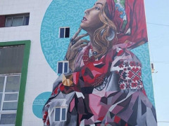 У Білій Церкві створили перший мурал (ВІДЕО)