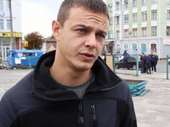 У Білій Церкві учасники АТО "зносять" стоянку заради встановлення пам’ятника (ВІДЕО)