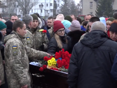 У Білій Церкві попрощалися із загиблим учасником ООС Олегом Ницюком (ВІДЕО)