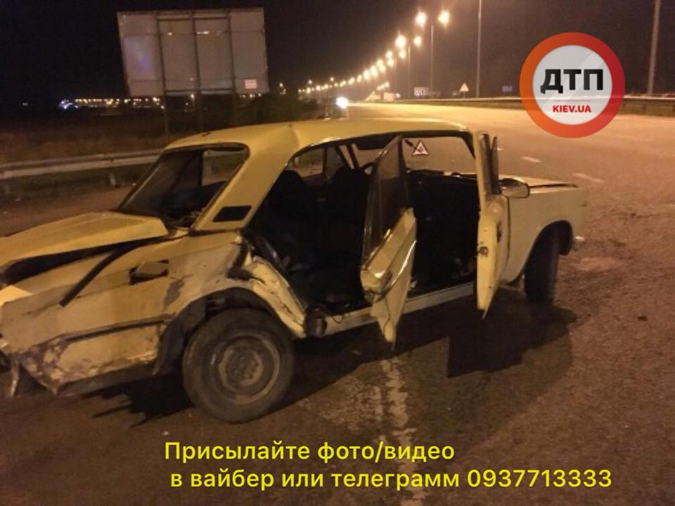 На Київщині невдалий маневр водія призвів до ДТП (ФОТО)