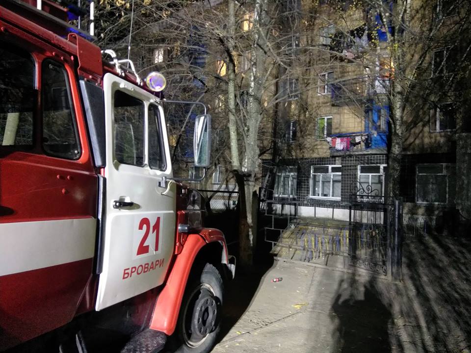 У Броварах рятувальники евакуювали студентів
